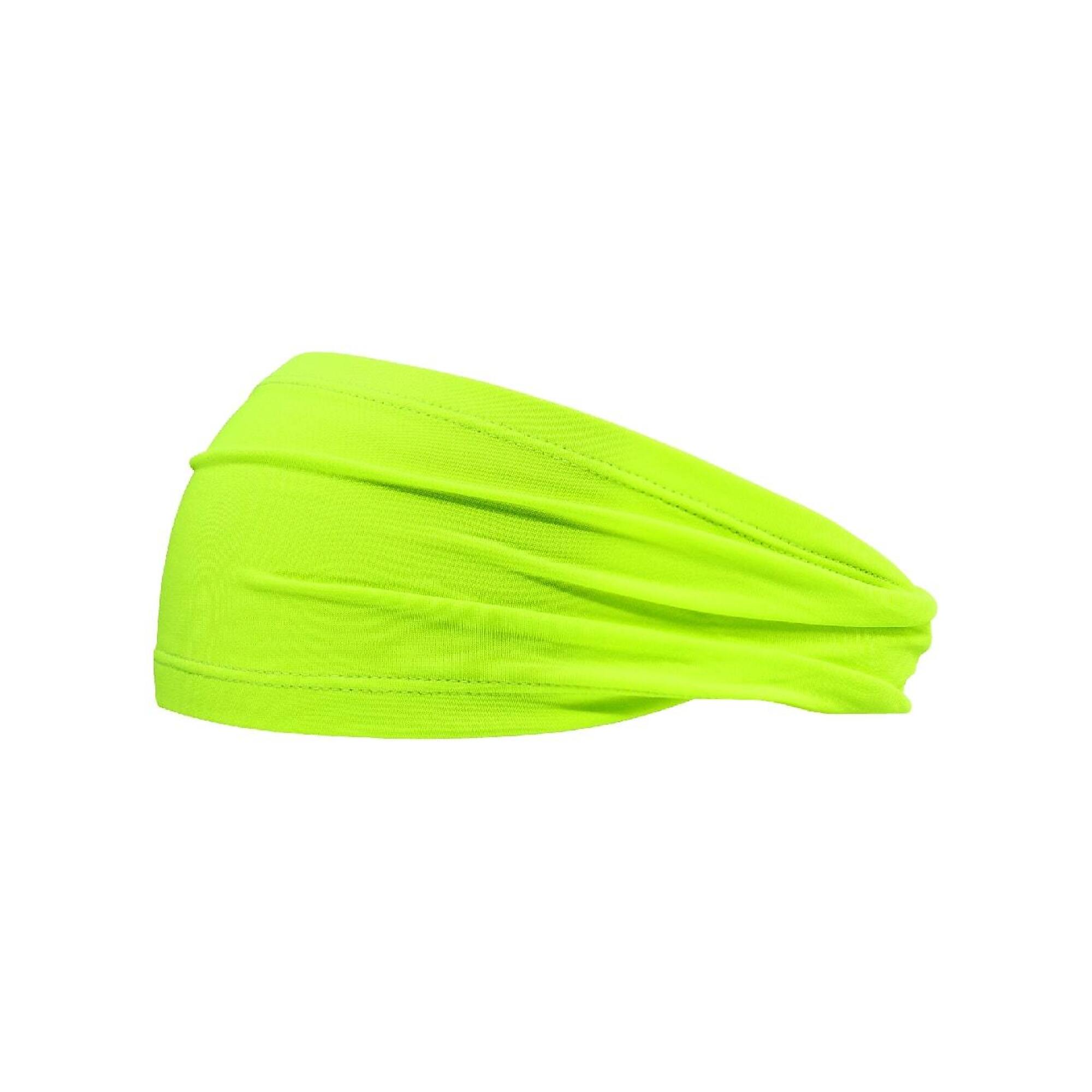 FrogWear, Yellow/Green Tapered Cooling Headband - 6 Pack, Size One Size, Material Polyester, Model# HB-401